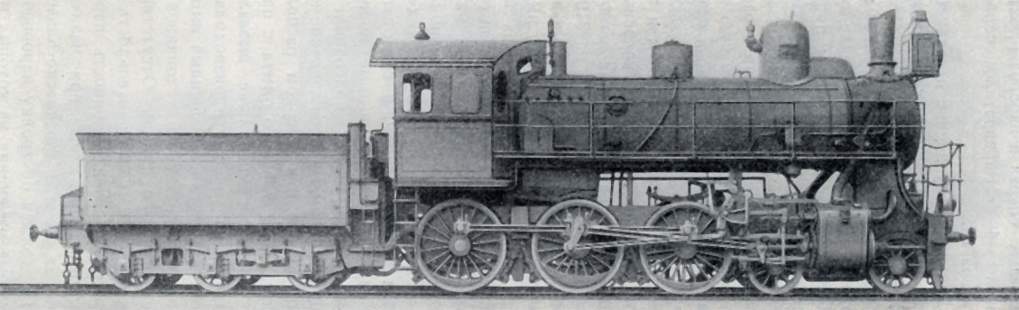 фиг.56 Паровоз К, 1908г.