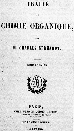 Титульный лист «Курса органической химии» Шарля Жерара