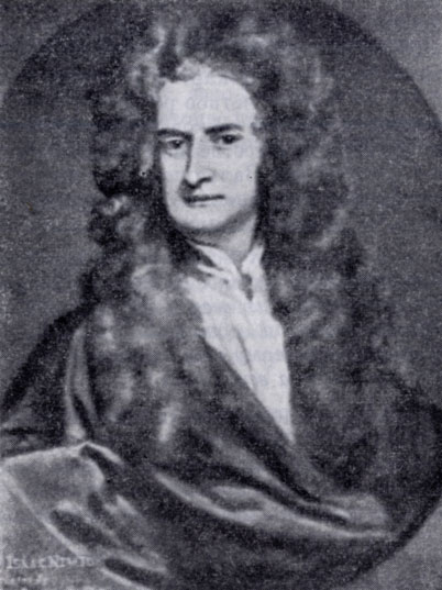 Исаак Ньютон. Портрет кисти Г. Кнеллера (1702 г.)