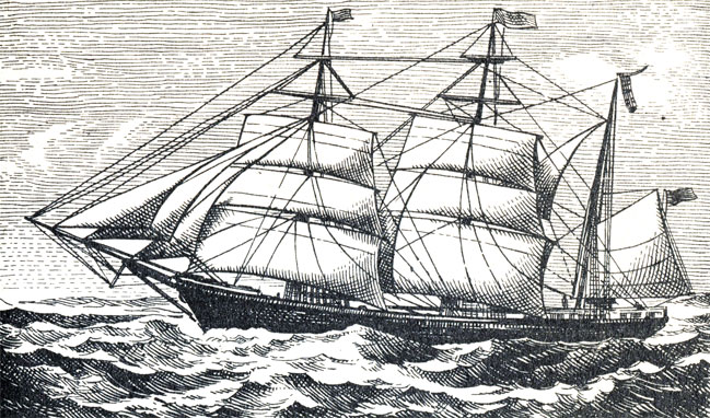Английское парусное судно (1830)