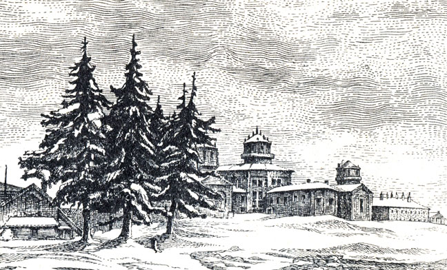 Пулковская обсерватория в середине XIX в.